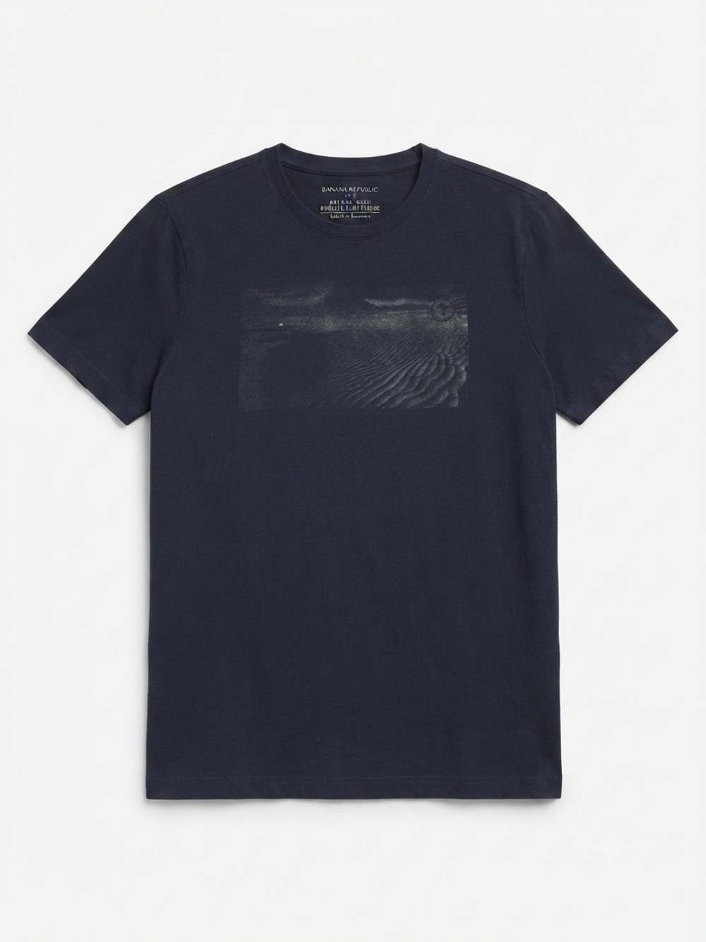 Banana Republic Premium Wash Graphic Short Sleeve T-Shirt Size Small